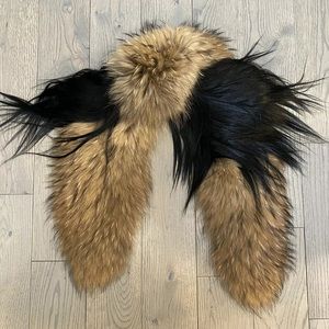 Margiela 2010 Archival Raccoon Goat fur hair Scarf